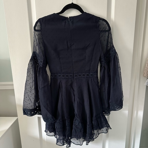 TwoSisters Arella Dress - Navy Blue Size XS - Picture 3 of 13